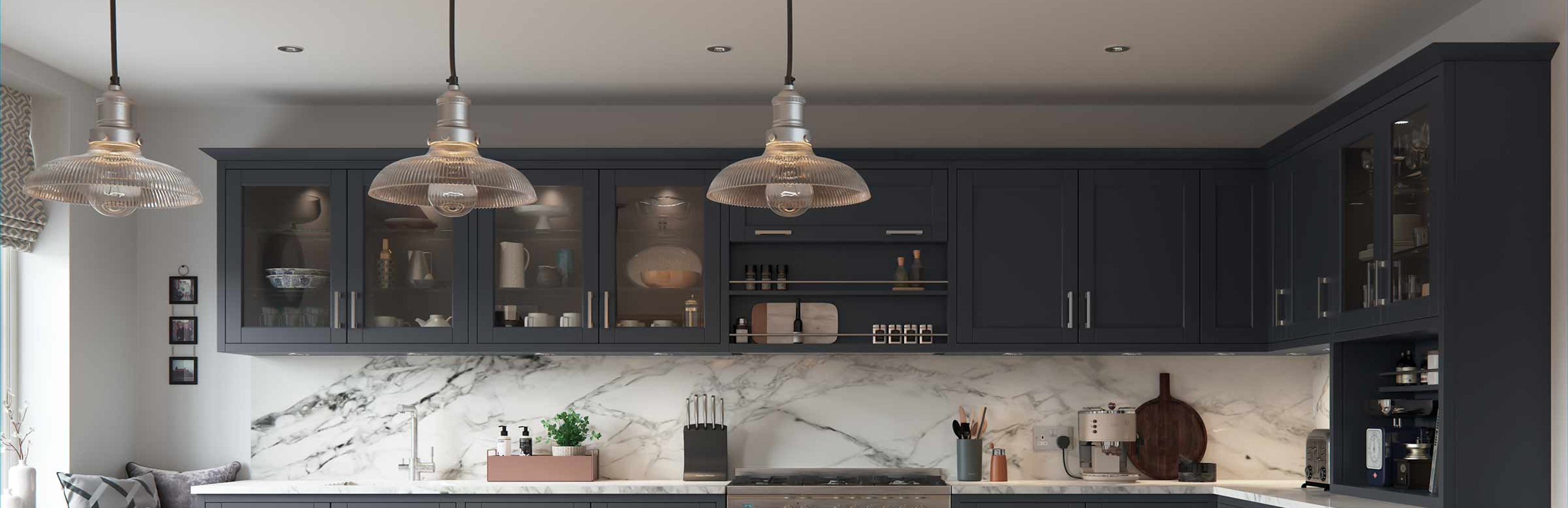 Kitchen showroom background